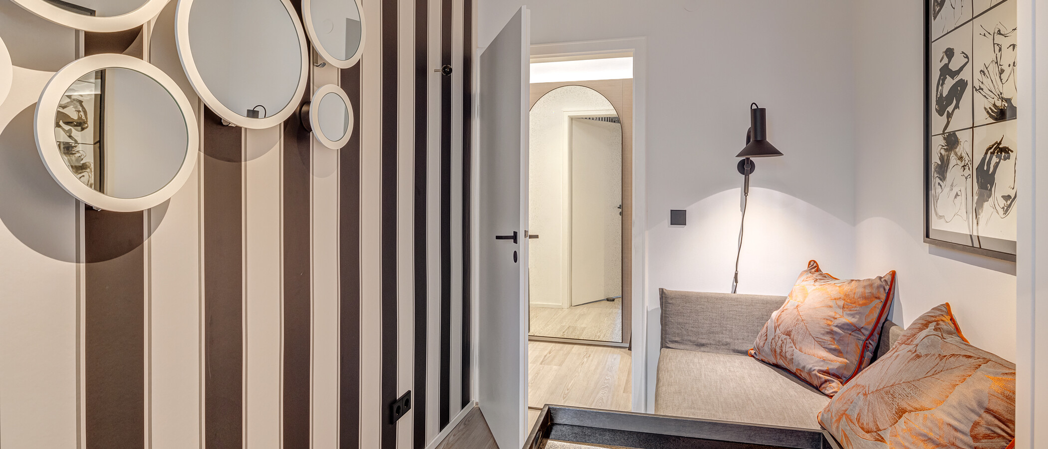 квартира München Schwabing-Nord (zw. Belgrad- & Leopoldstraße) 02 гостевая комната 13778