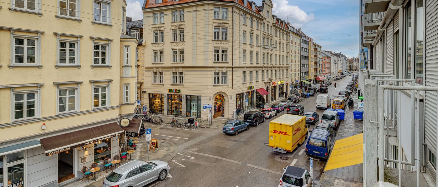 квартира München Maxvorstadt - Universitätsviertel 02 вид из окна 13779