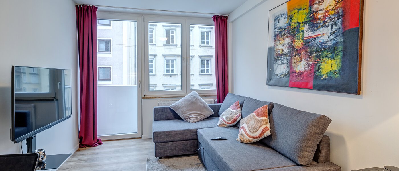 квартира München Maxvorstadt - Universitätsviertel 01 жилое пространство 13779