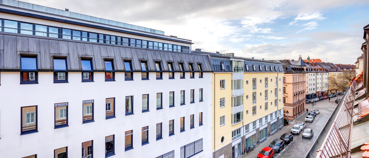 квартира München Neuhausen 02 вид из окна 13780