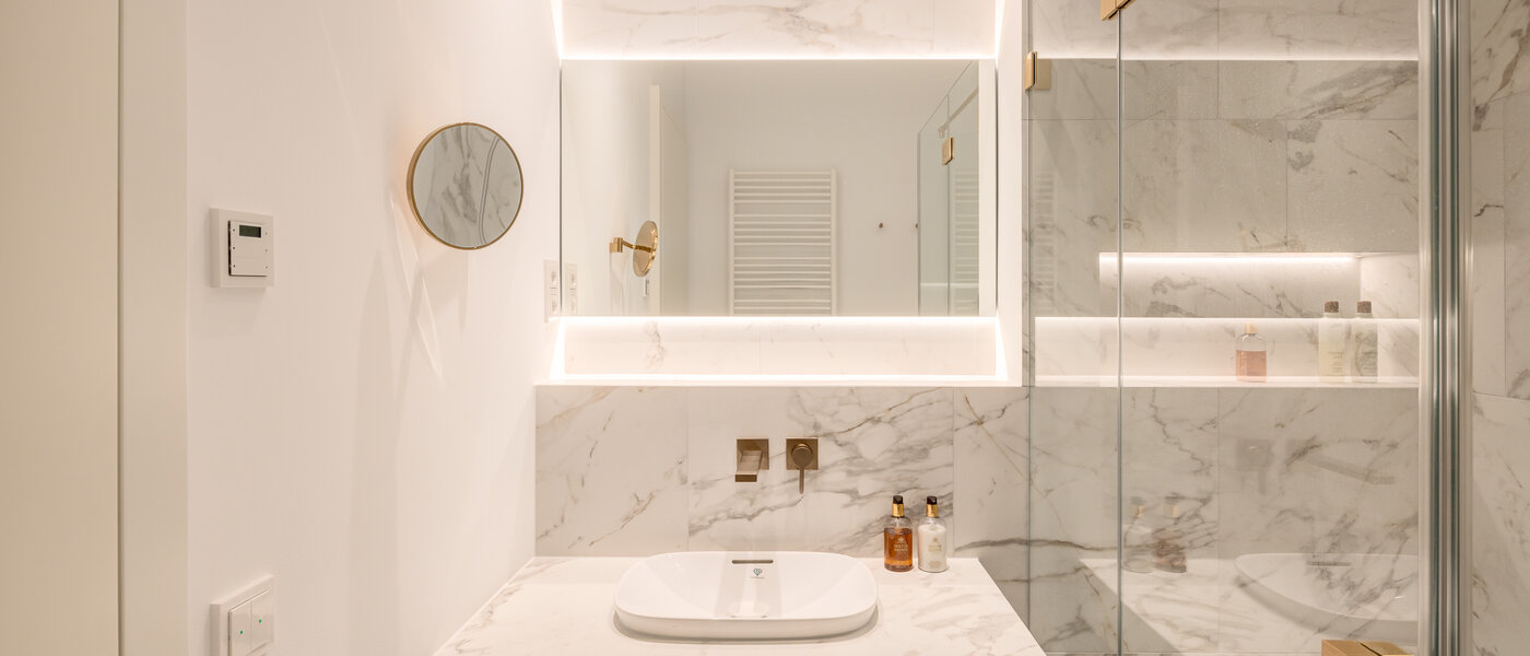 квартира München Lehel 01 ванная комната 13792