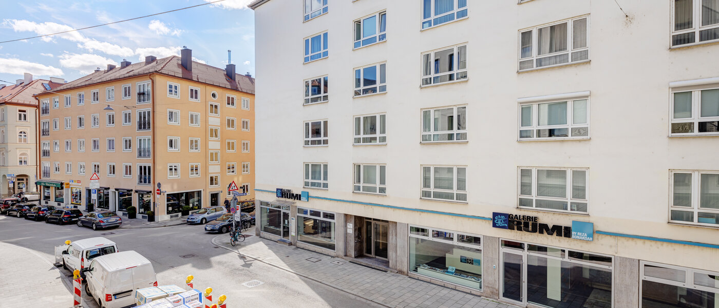 квартира München Lehel 02 вид из окна 13792