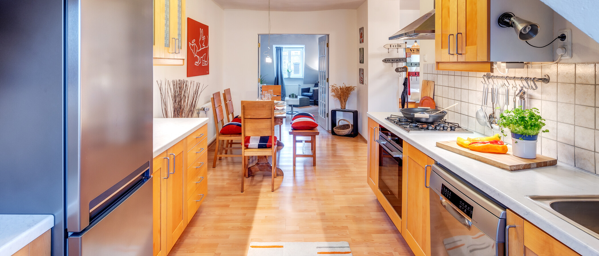 квартира München Maxvorstadt 02 кухня 13801