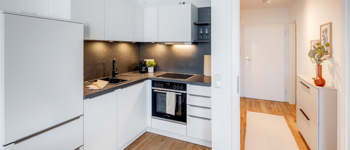 квартира München Neuhausen 02 кухня 13806