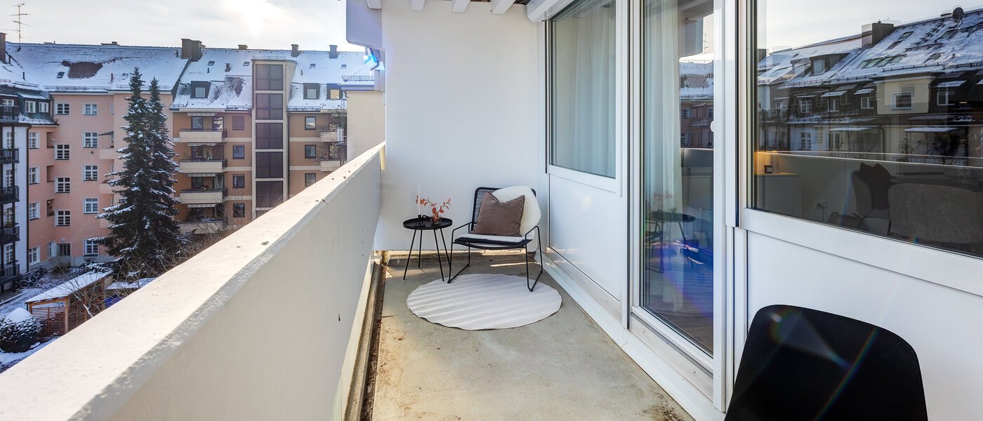 квартира München Neuhausen 02 балкон 13806