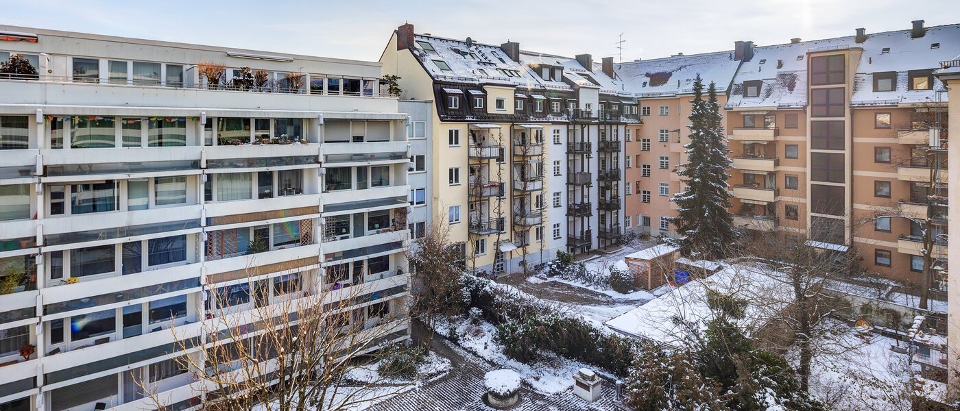 квартира München Neuhausen 02 вид из окна 13806