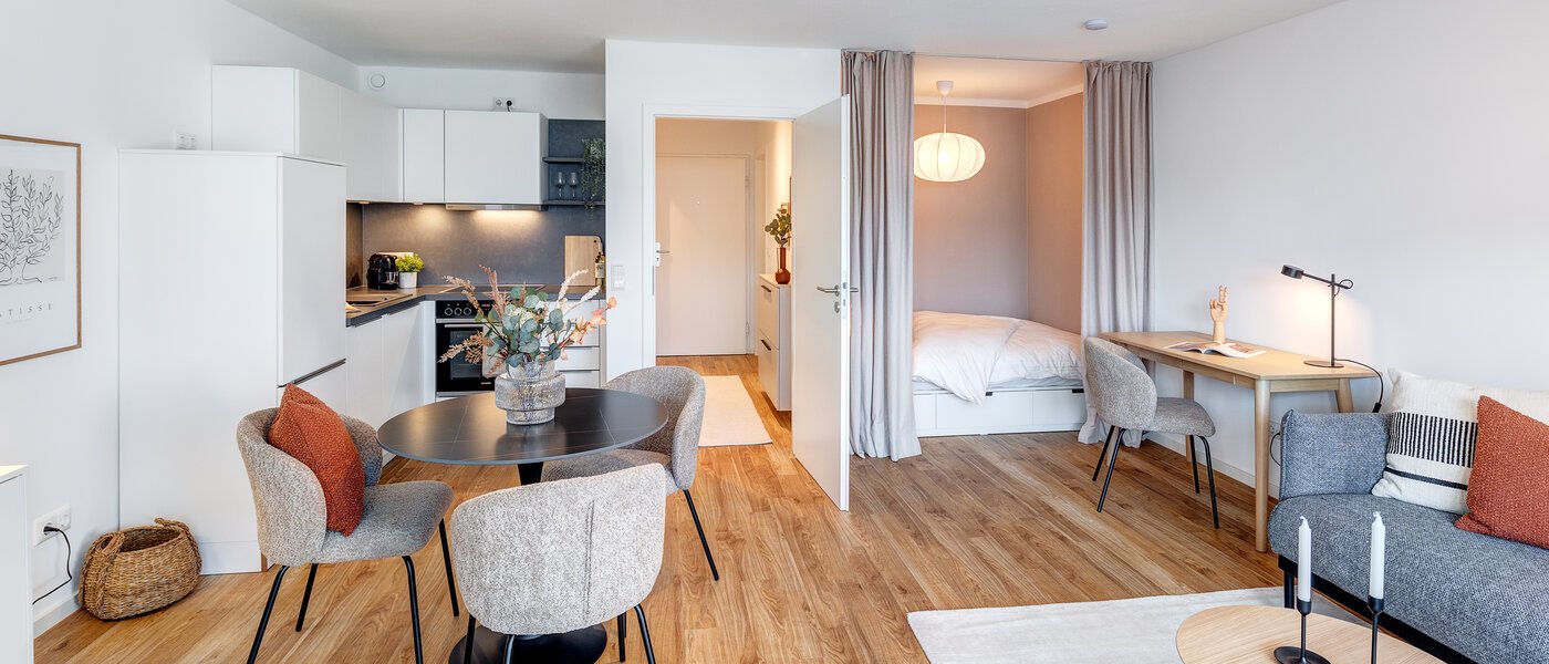 квартира München Neuhausen 01 жилое пространство 13806