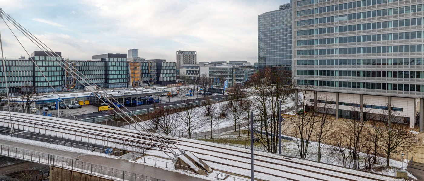 квартира München Schwabing-Nord (zw. Leopoldstraße & Englischen Garten) 01 вид из окна 13809