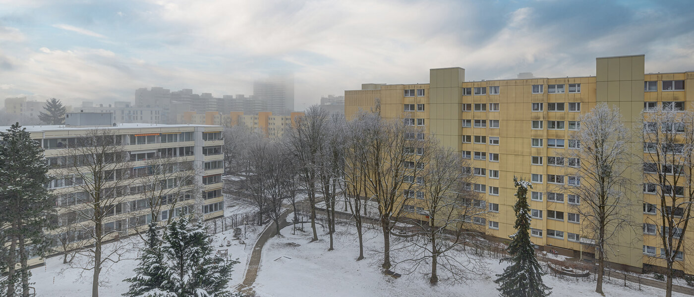 квартира München Moosach 01 вид из окна 13811