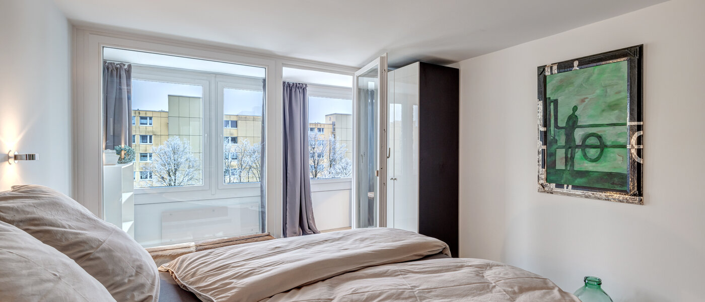 квартира München Moosach 02 спальная комната 13811