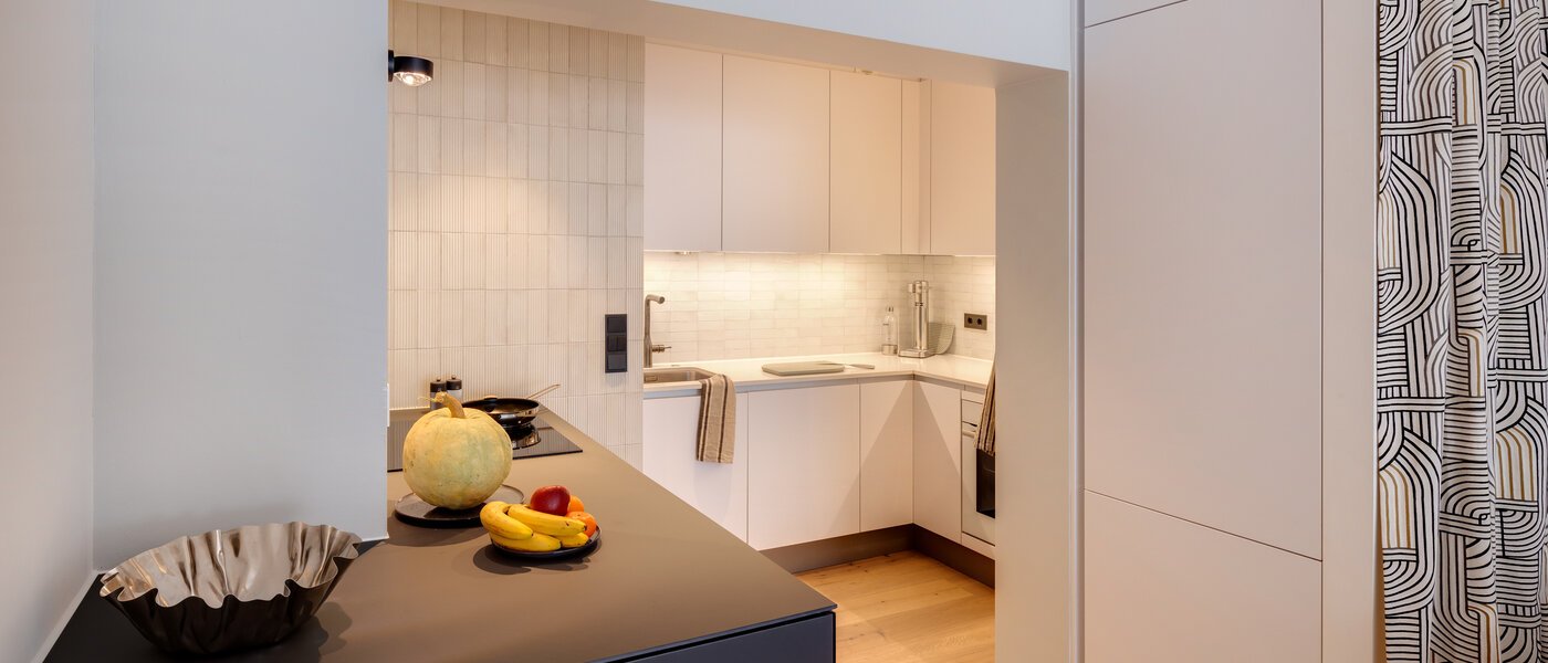 квартира München Dreimühlenviertel 01 кухня 13821