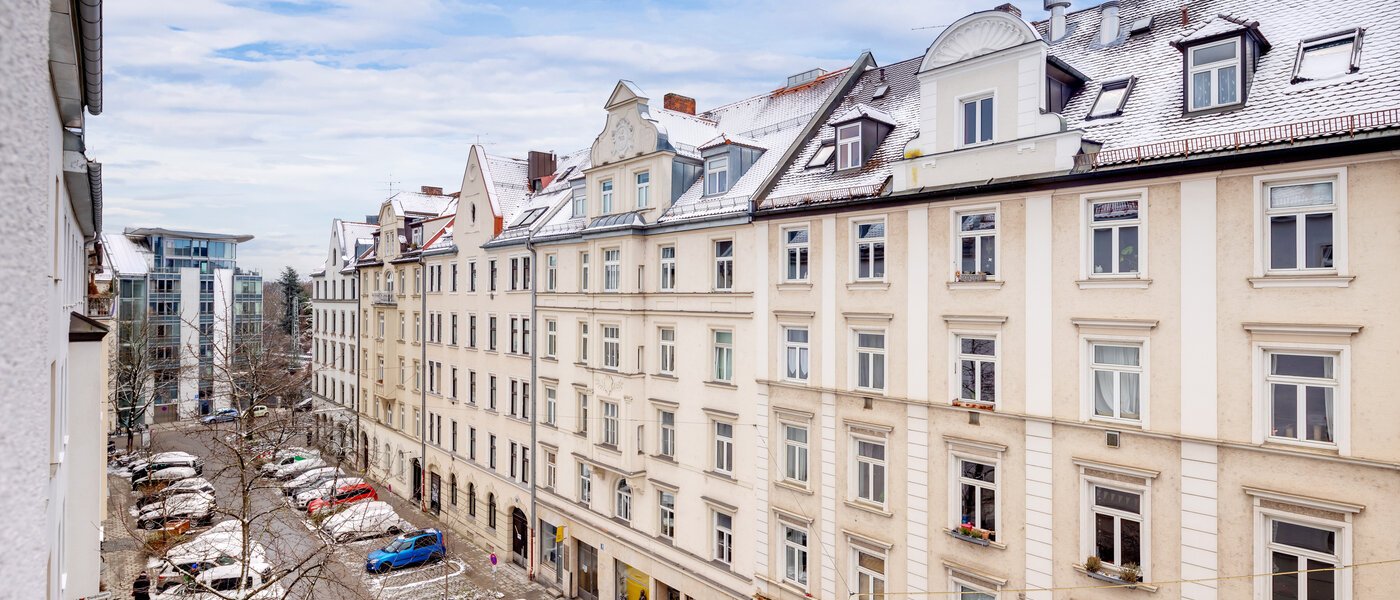 квартира München Dreimühlenviertel 01 вид из окна 13821