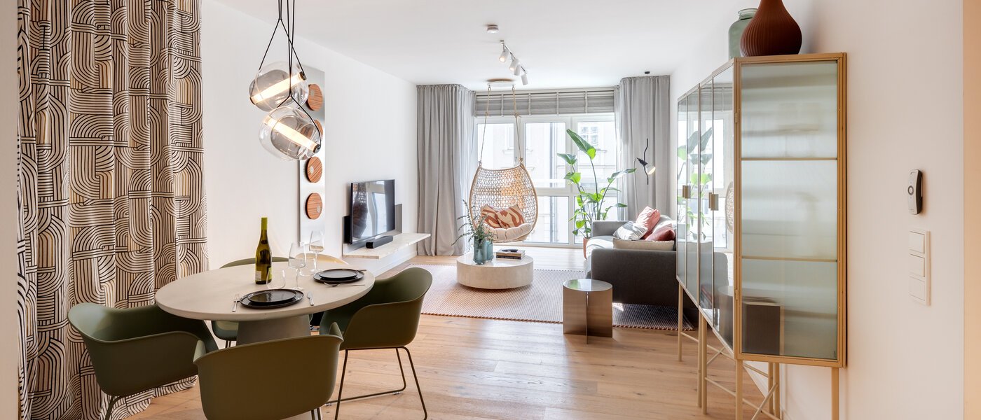 квартира München Dreimühlenviertel 01 жилое пространство 13821