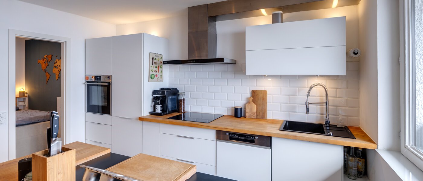 мансардная квартира München Obergiesing 03 кухня 13824