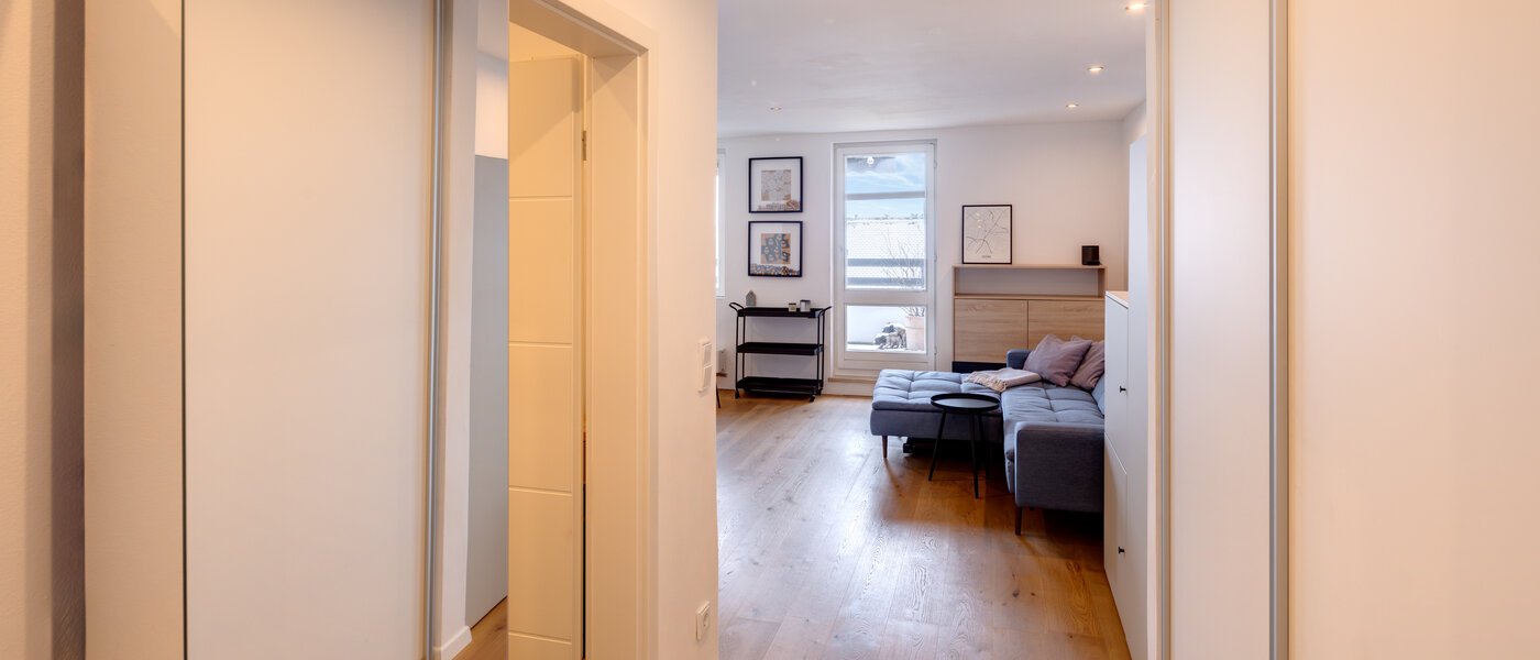 мансардная квартира München Obergiesing 02 коридор 13824