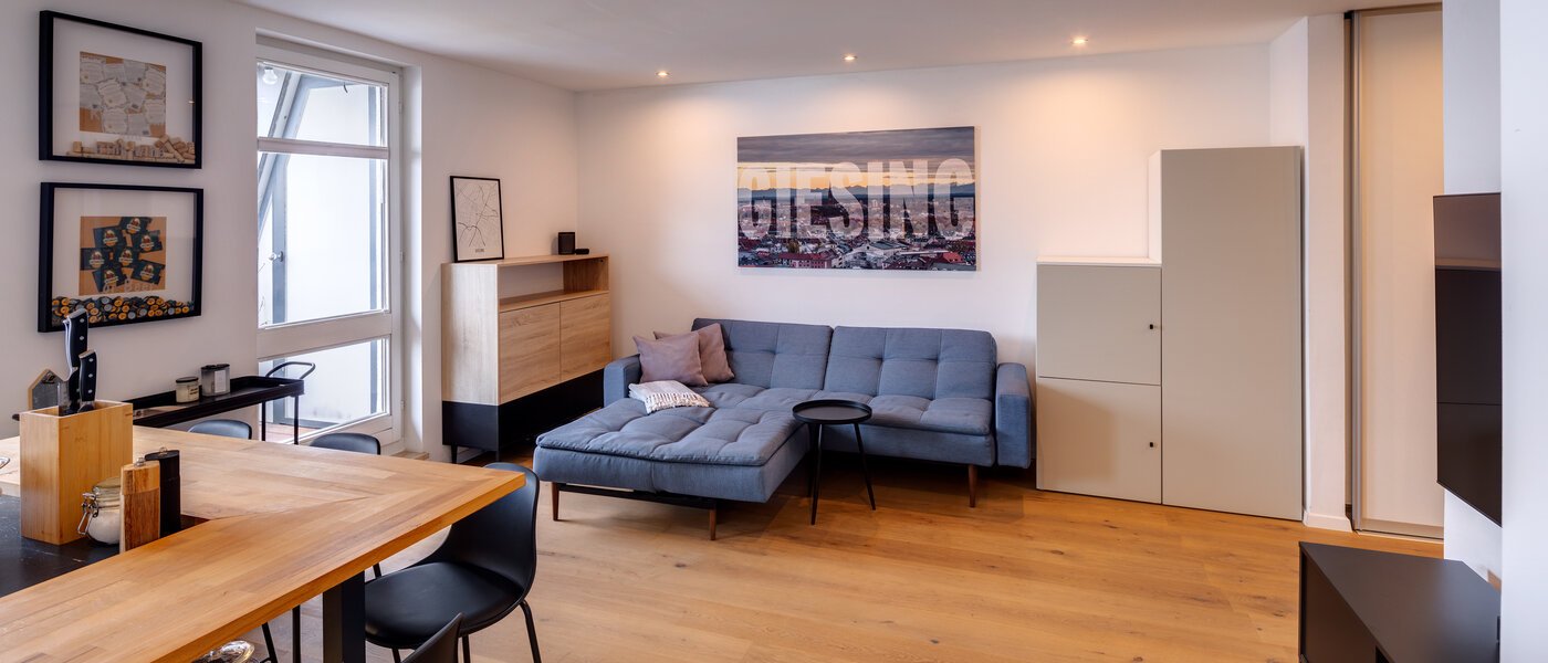 мансардная квартира München Obergiesing 03 жилое пространство 13824