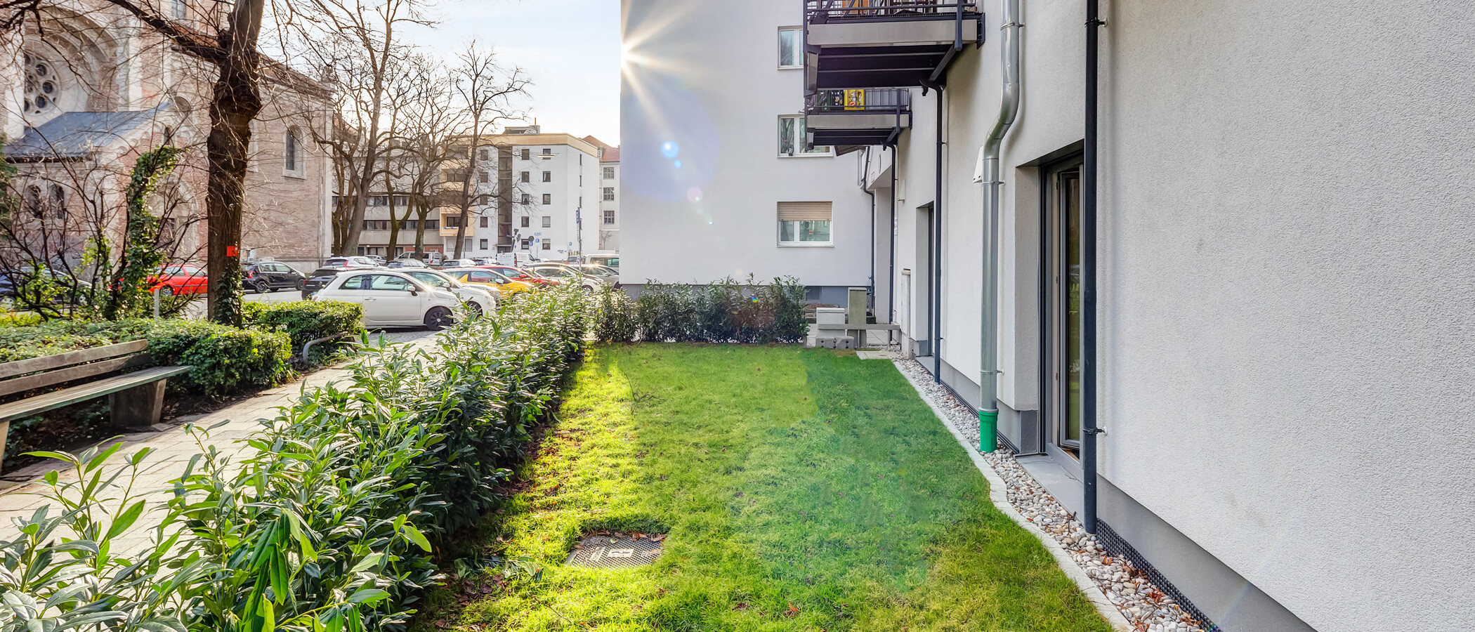 квартира München Glockenbachviertel 01 сад 13829