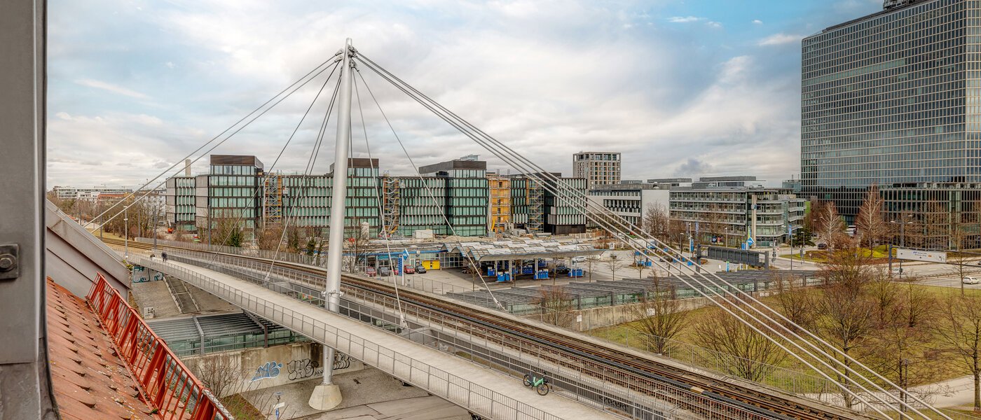 мансардная квартира München Schwabing (rechts der Leopoldstraße) 02 вид из окна 13837