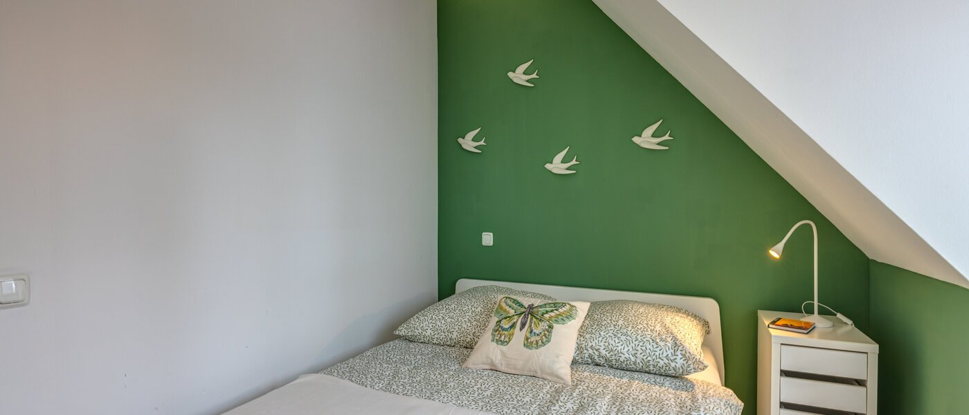 мансардная квартира München Schwabing (rechts der Leopoldstraße) 01 спальная комната 13837