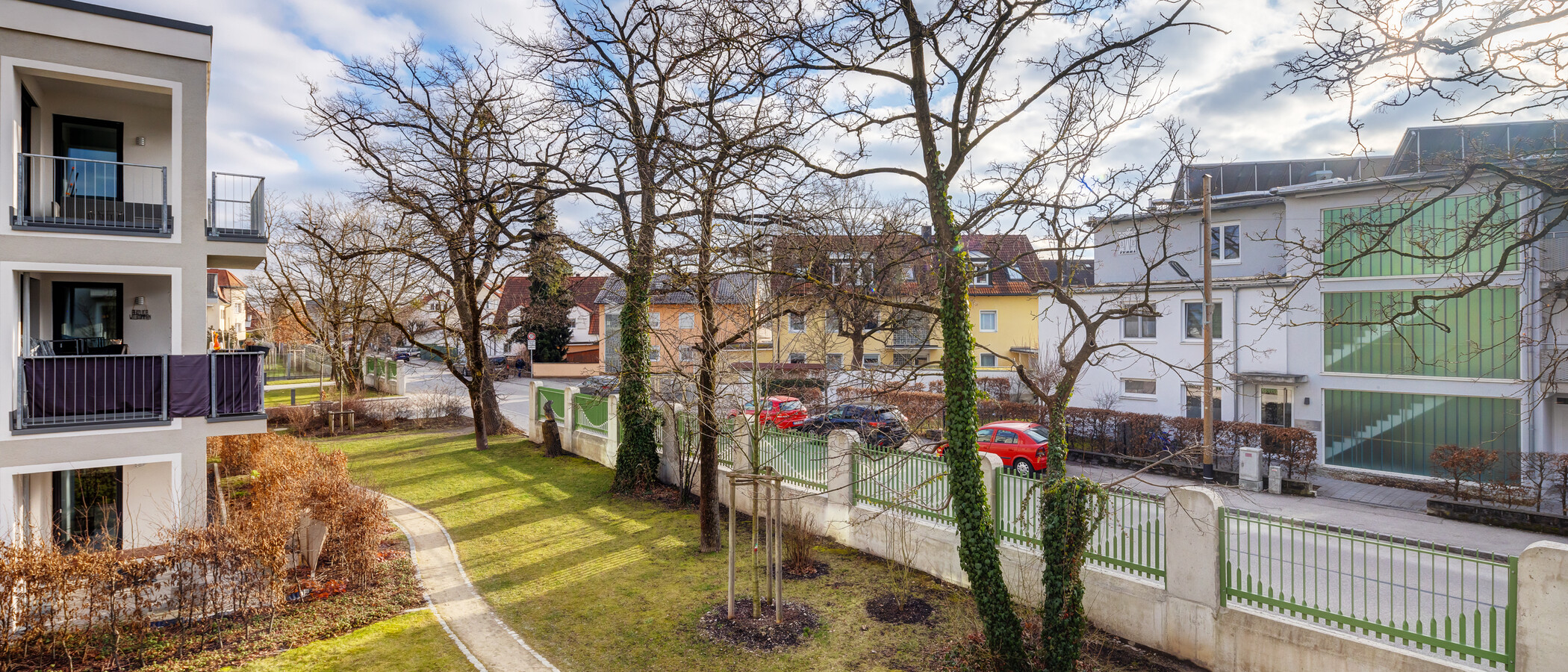 квартира München Allach 02 вид из окна 13838