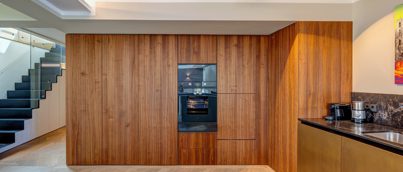 двухэтажная квартира-галерея München Altstadt 02 кухня 13841