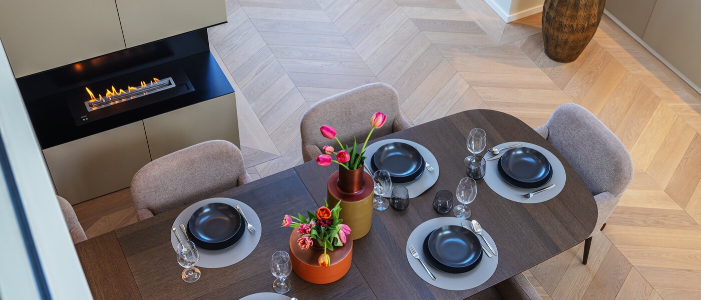 двухэтажная квартира-галерея München Altstadt 05 кухня 13841