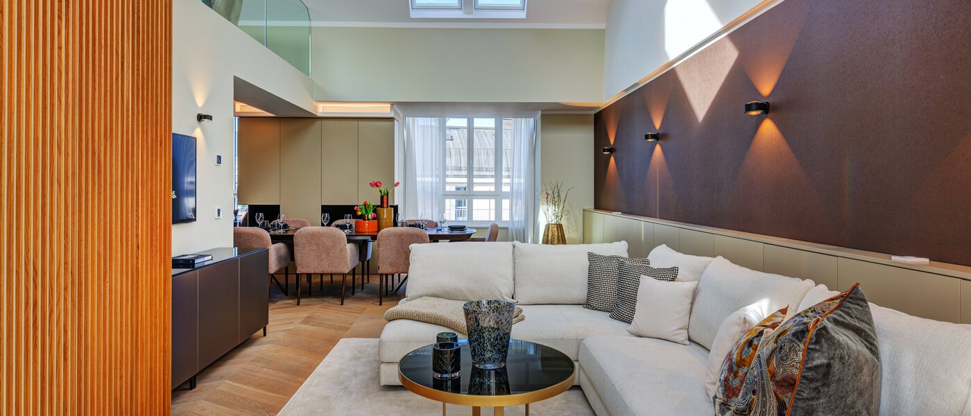 двухэтажная квартира-галерея München Altstadt 05 жилое пространство 13841