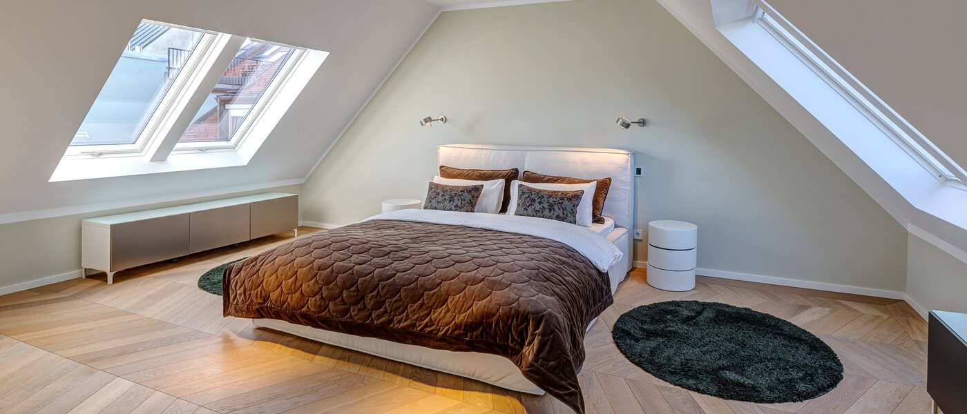 двухэтажная квартира-галерея München Altstadt 02 1-я спальная комната 13841