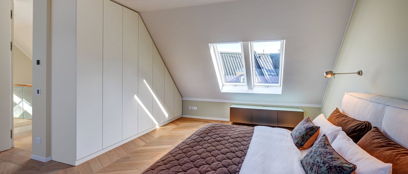 двухэтажная квартира-галерея München Altstadt 04 1-я спальная комната 13841