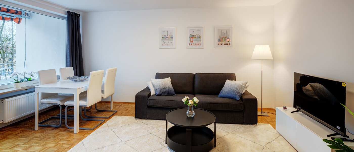 квартира München Forstenried 01 гостиная 13847