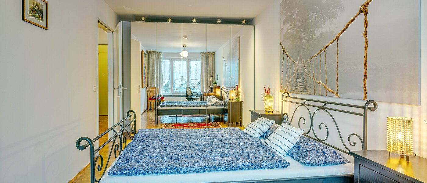 квартира München Feldmoching 01 спальная комната 13848