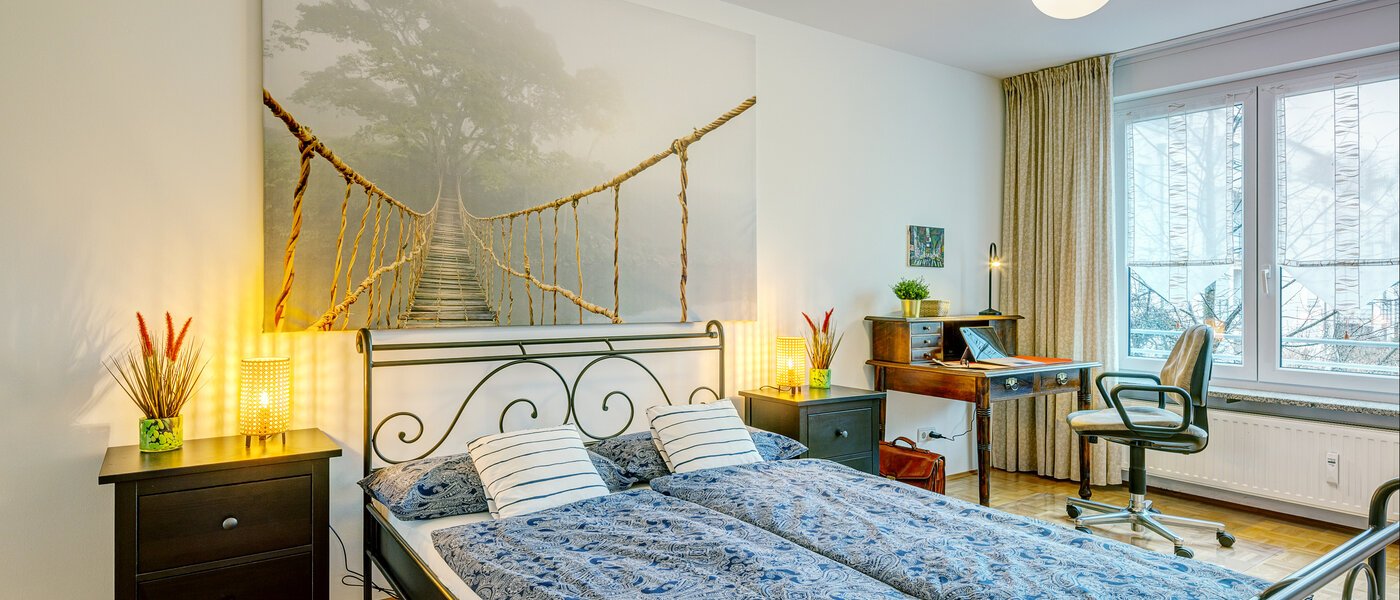 квартира München Feldmoching 02 спальная комната 13848