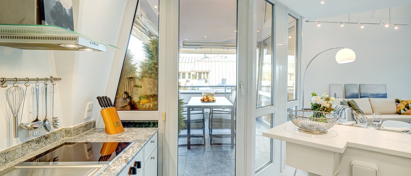 двухэтажная квартира-галерея München Bogenhausen 03 кухня 13849