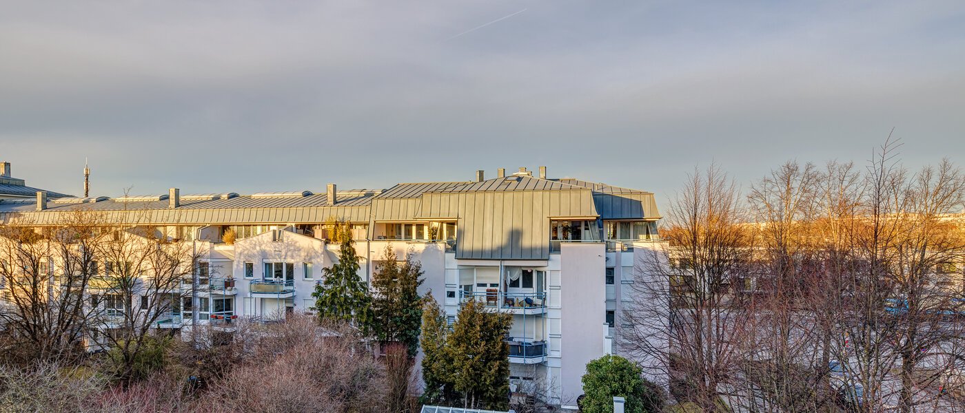 двухэтажная квартира-галерея München Bogenhausen 02 вид из окна 13849