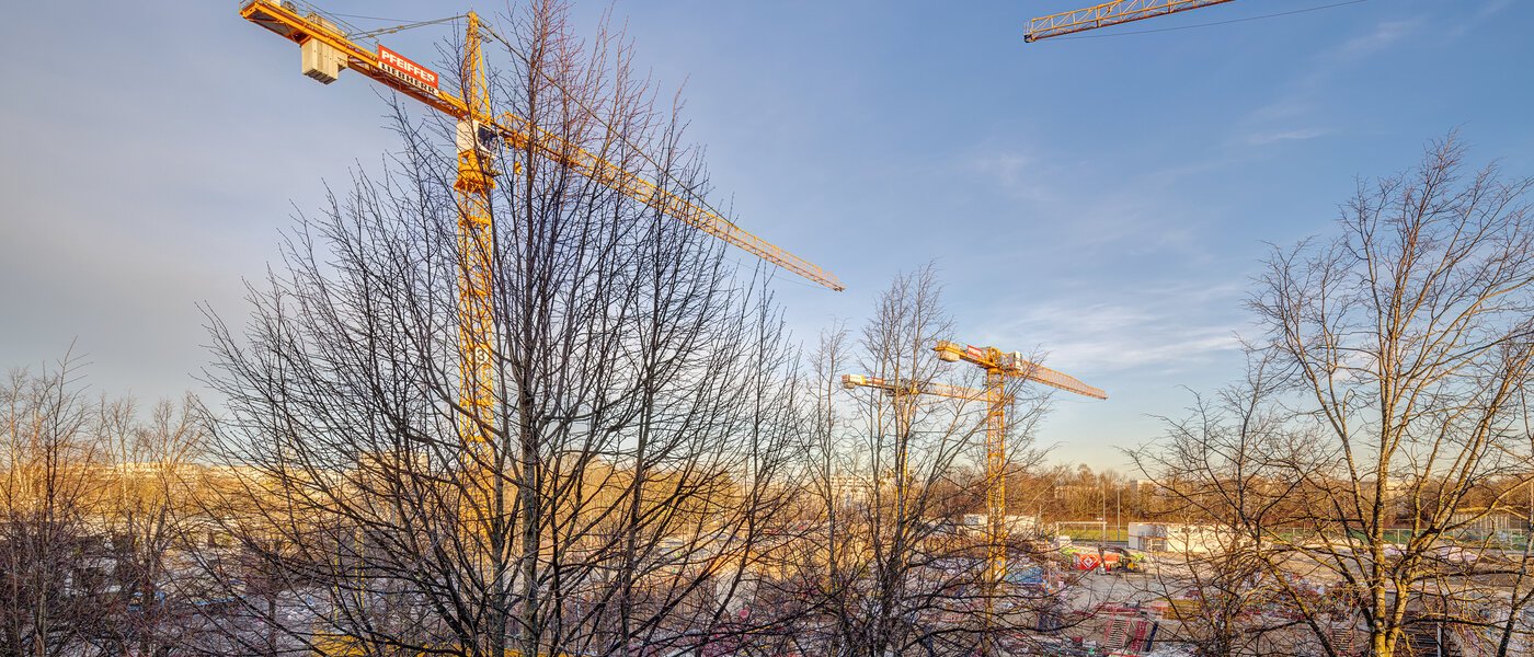 двухэтажная квартира-галерея München Bogenhausen 04 вид из окна 13849