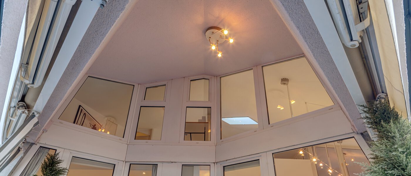 двухэтажная квартира-галерея München Bogenhausen 04 2-ой балкон 13849