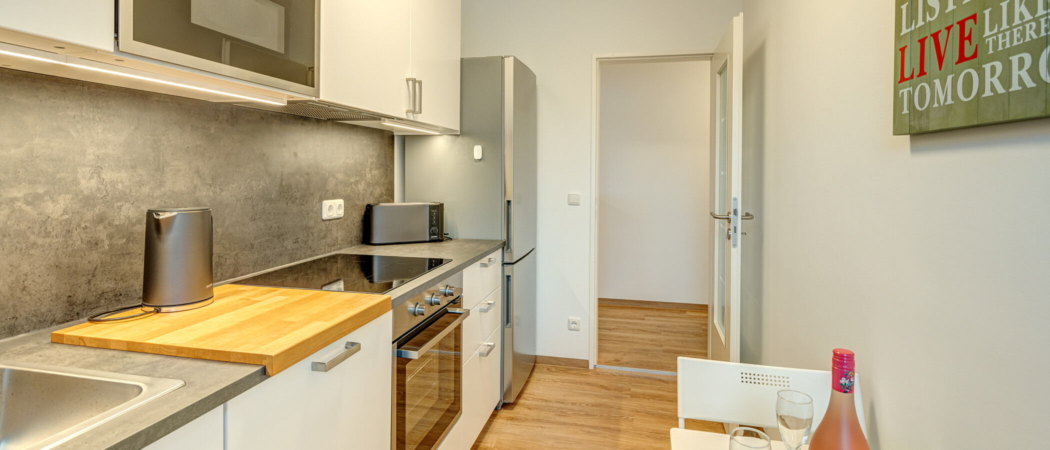 квартира München Waldperlach 02 кухня 13850