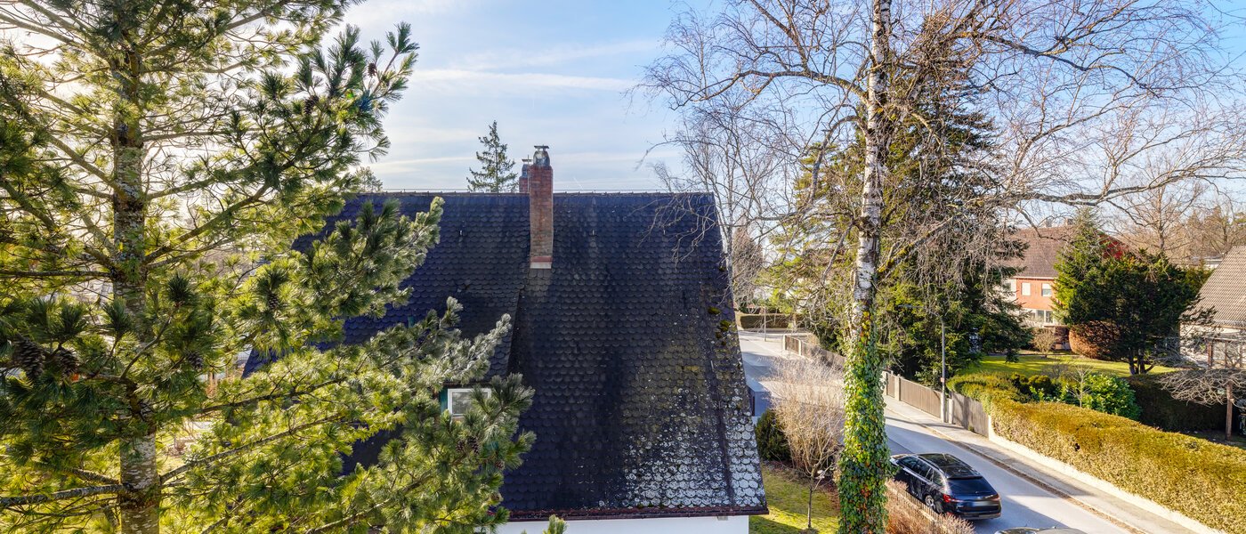 мансардная квартира München Waldtrudering 03 вид из окна 13853