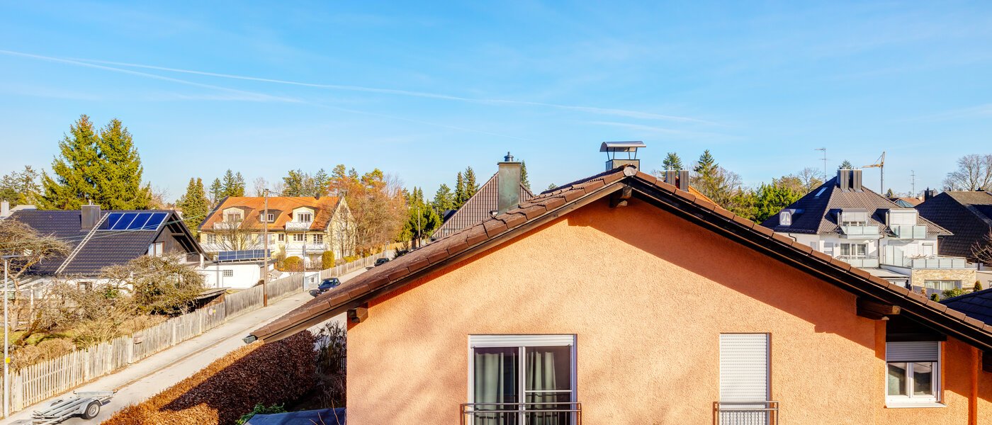 мансардная квартира München Waldtrudering 04 вид из окна 13853