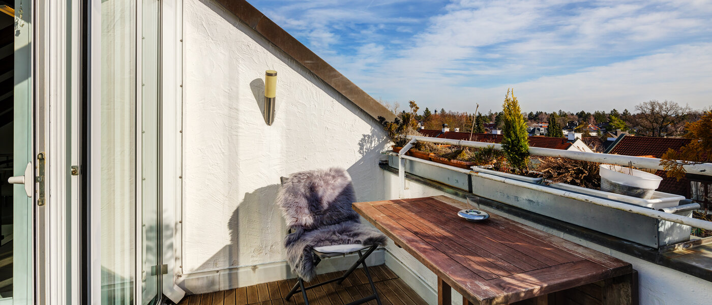 квартира-галерея Ottobrunn 01 1-я терраса с крышей 13854