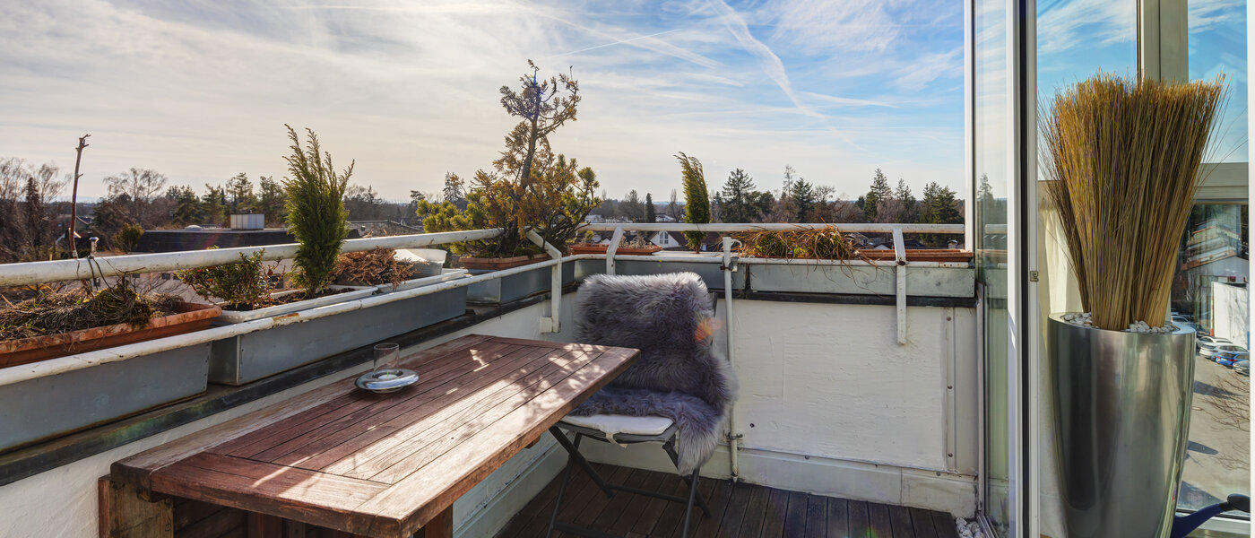 квартира-галерея Ottobrunn 02 1-я терраса с крышей 13854