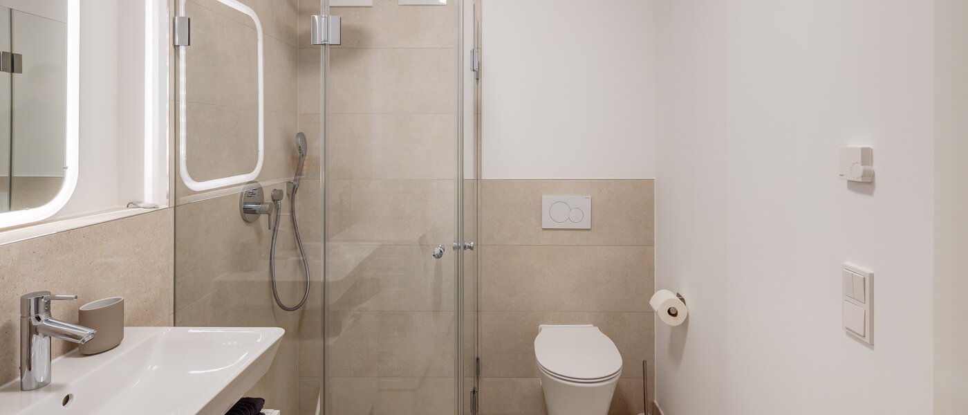 квартира München Neuhausen 02 ванная комната 13855