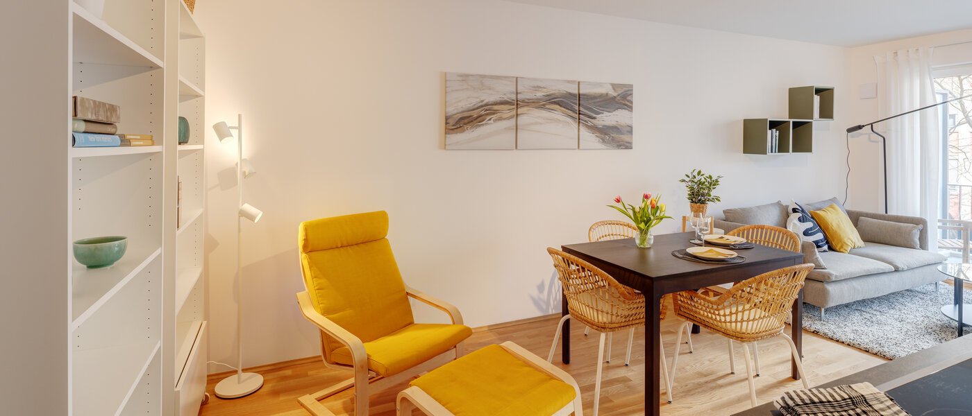 квартира München Neuhausen 05 жилое пространство 13855