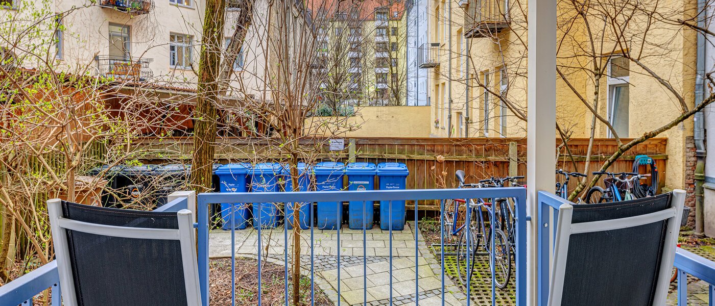 квартира München Au-Haidhausen 02 балкон 13875