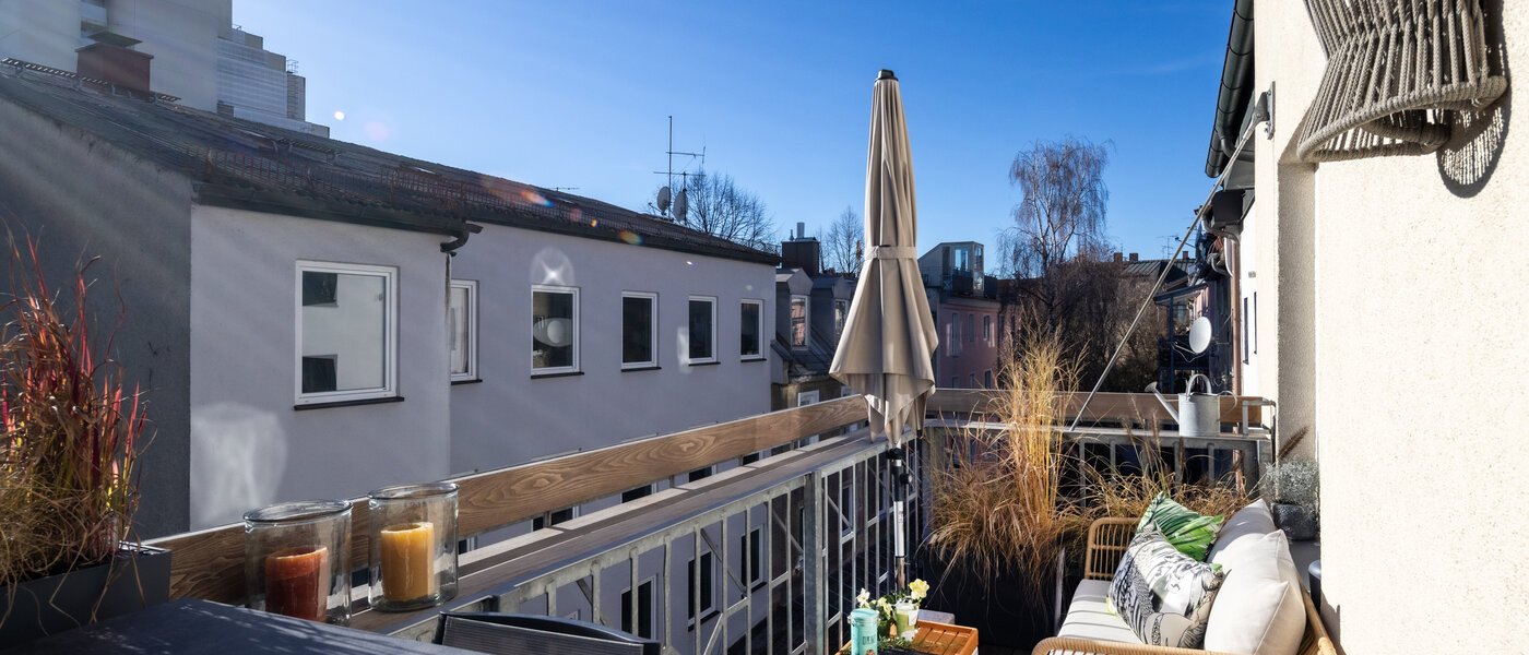 квартира München Schwanthalerhöhe 02 балкон 13877