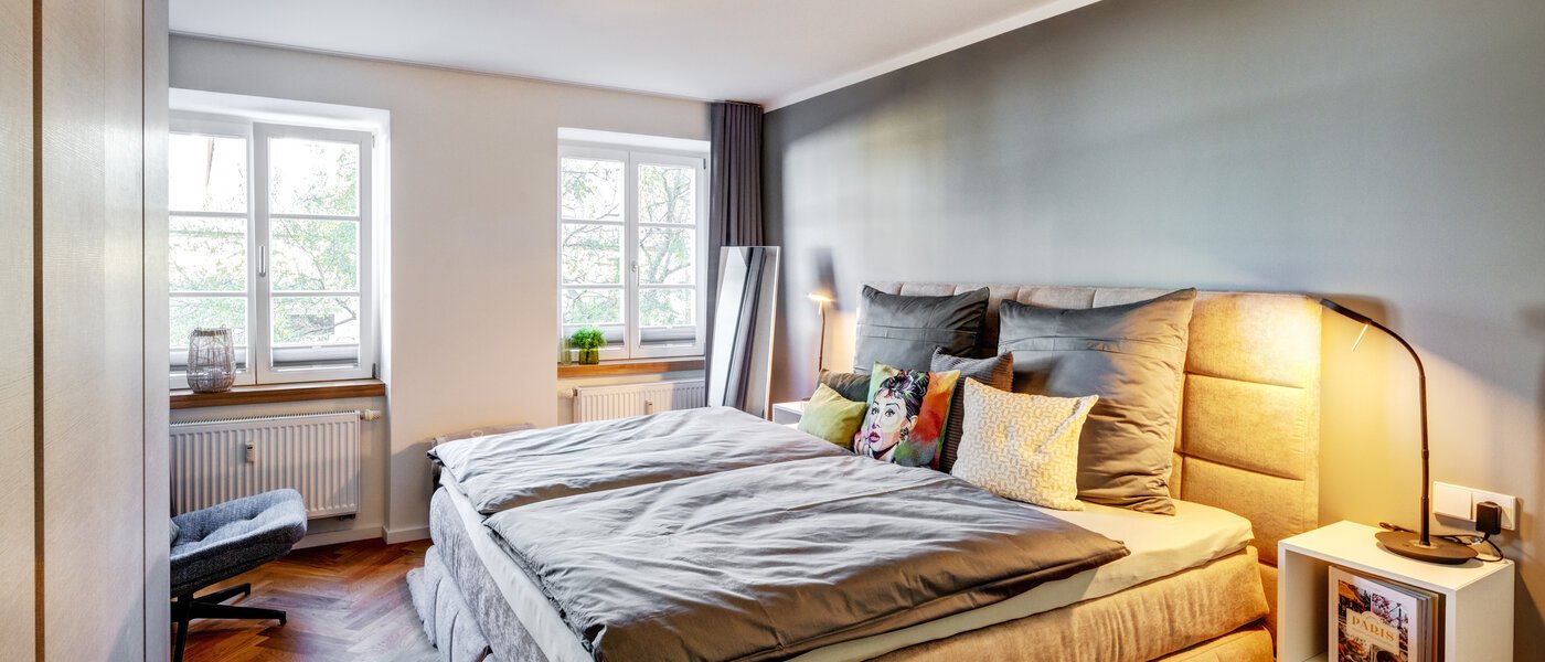 квартира München Schwanthalerhöhe 01 спальная комната 13877