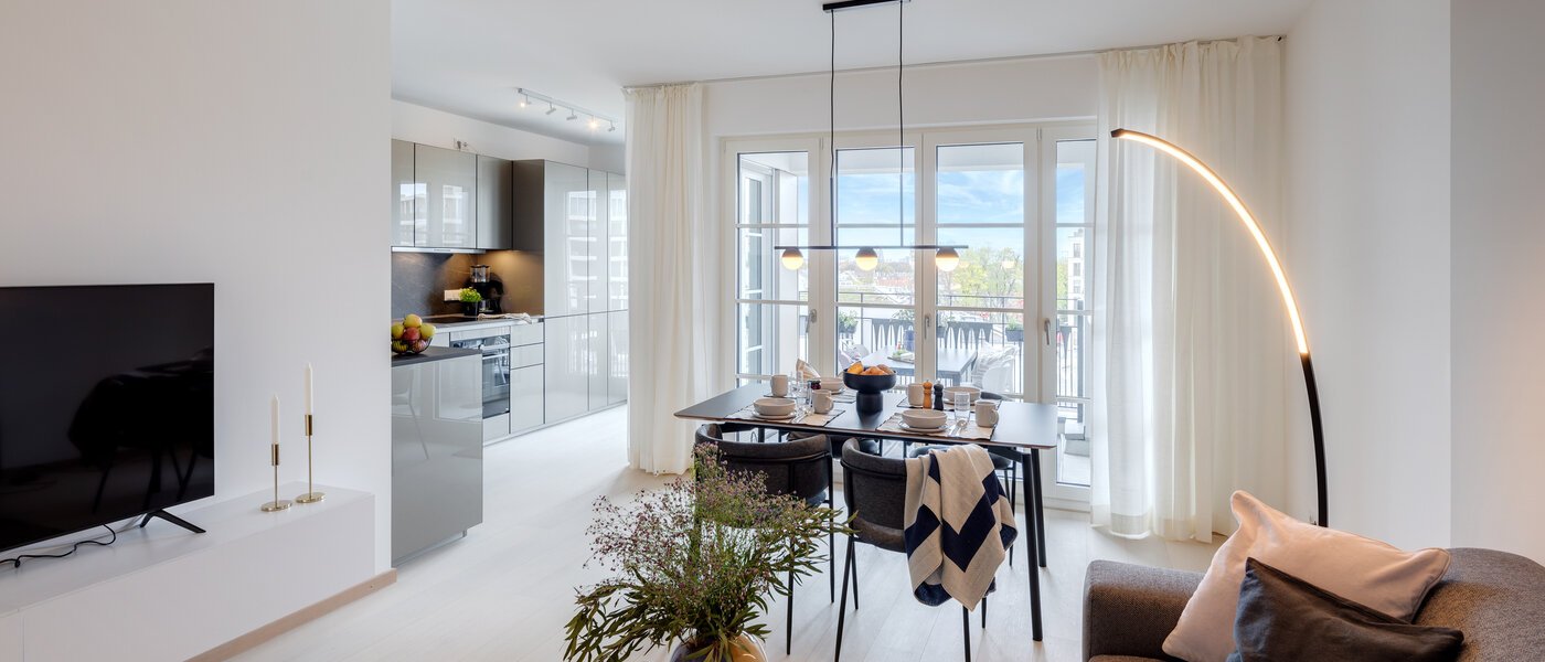 квартира München Haidhausen 02 жилое пространство 13880