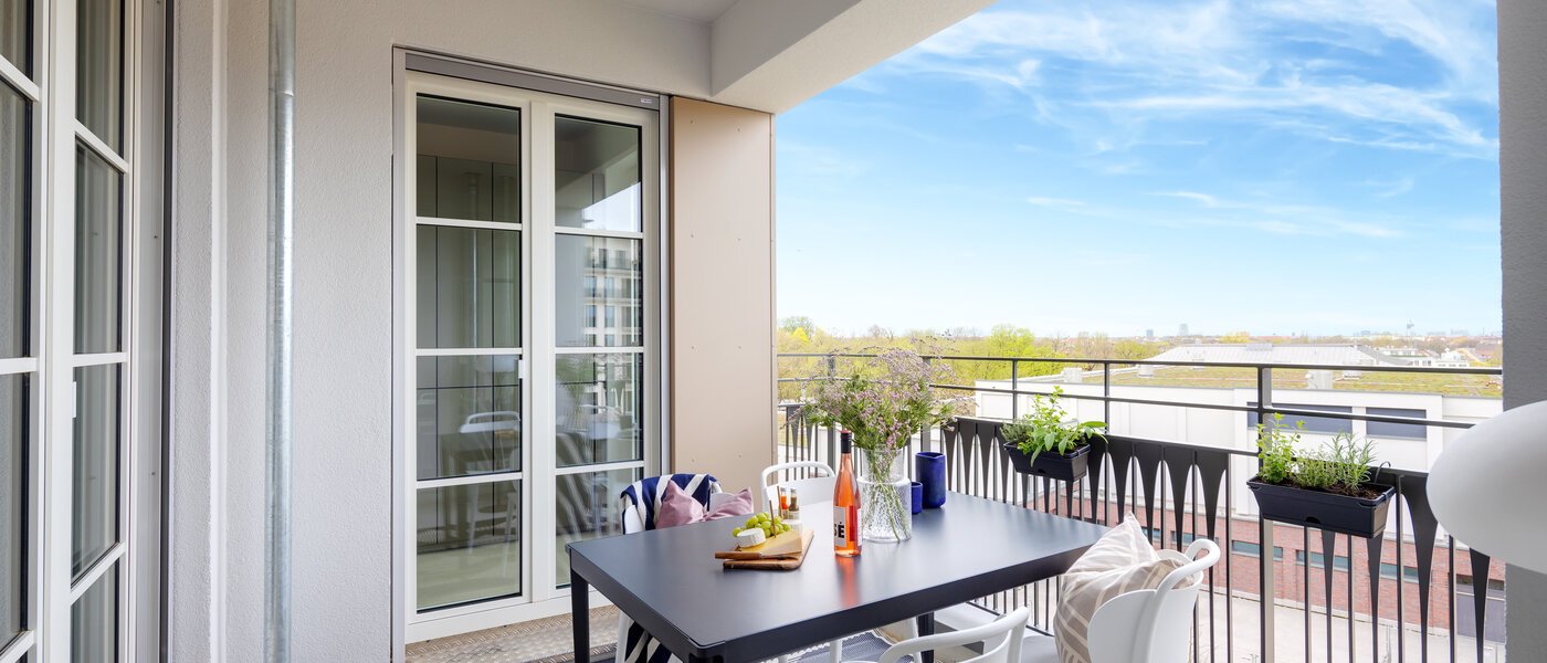 квартира München Haidhausen 01 1-я балкон 13880