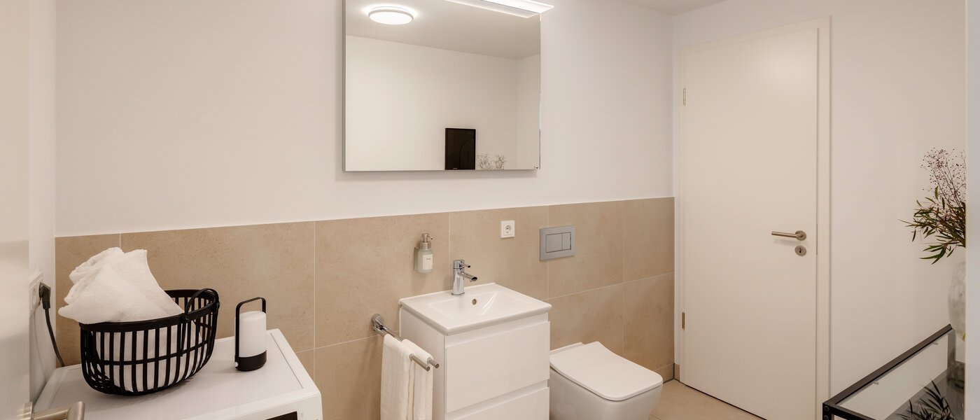 квартира München Haidhausen 01 гостевой туалет 13881