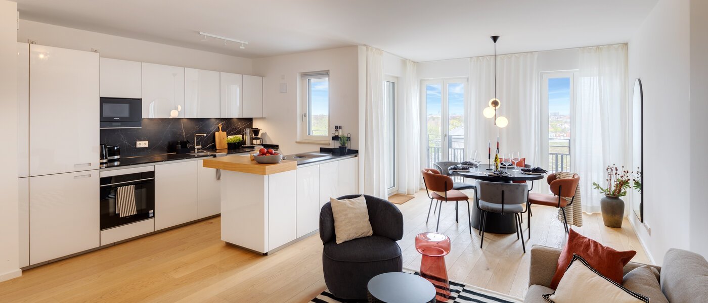 квартира München Haidhausen 02 жилое пространство 13881